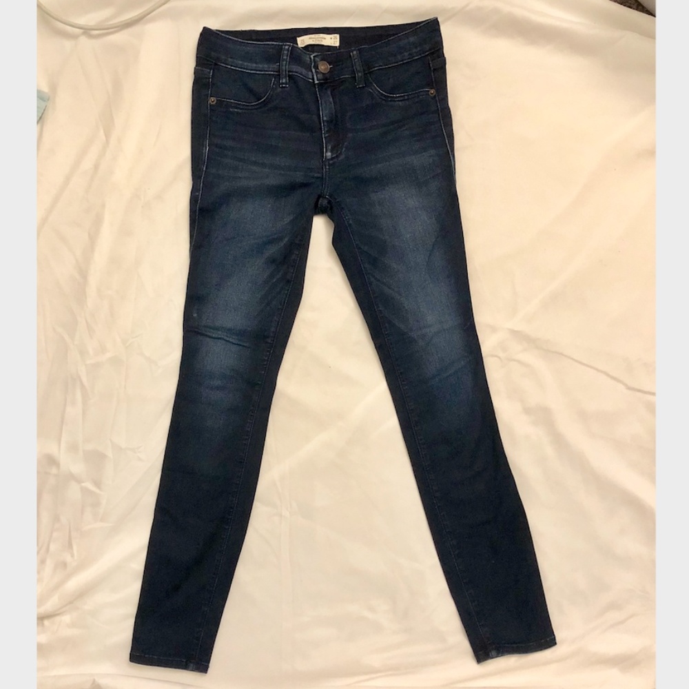 Abercrombie & Fitch Skinny Jeans Denim Blue in 2S